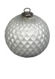 Glass ball Rombal 10cm plata