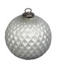 Glass ball Rombal 8cm plata