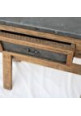 Alquiler mesa rústica madera