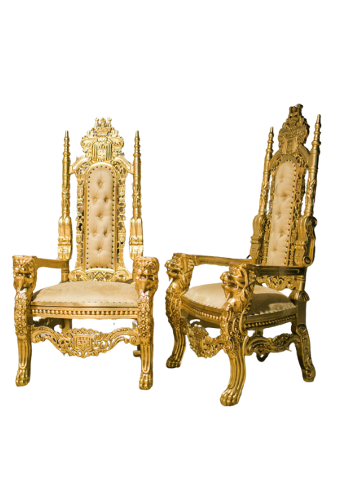 Alquiler trono oro